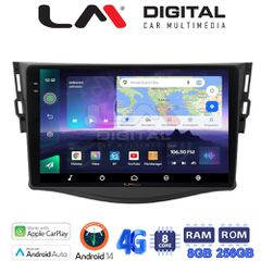 LM Digital - LM ZQ8018 GPS Οθόνη OEM Multimedia Αυτοκινήτου για TOYOTA RAV4 2006 > 2012 (CarPlay/AndroidAuto/BT/GPS/WIFI/GPRS)