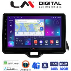 LM Digital - LM ZE8554 GPS Οθόνη OEM Multimedia Αυτοκινήτου για TOYOTA YARIS 2020> (CarPlay/AndroidAuto/BT/GPS/WIFI/GPRS)