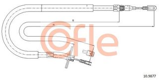 Ντίζα, φρένο ακινητοποίησης COFLE 92.10.9877