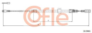 Ντίζα, φρένο ακινητοποίησης COFLE 92.10.9881