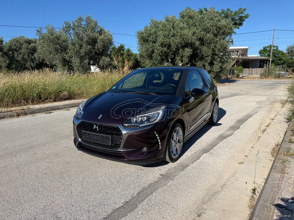 Citroen DS-3 2017 ΓΡΑΜΜΑΤΙΑ ΧΩΡΙΣ ΤΡΑΠΕΖΕΣ !!! 1.2 PureTech SoChic