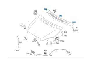 ΣΕΤ ΚΑΛΛΥΜΑΤΑ ΚΑΠΟ - ΥΑΛΟΚΑΘΑΡΙΣΤΗΡΩΝ MERCEDES 169 & 245-thumb-1