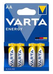 VARTA αλκαλικές μπαταρίες Energy, AA/LR6, 1.5V, 4τμχ