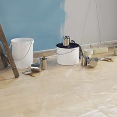vidaXL Φύλλο Σκόνης με Κολλητική Ταινία 6 τμχ. Διαφανές 270 x 1600 εκ.