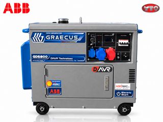 Γεννήτρια Graecus 2026 GD5800 Mini Super Silent Αθόρυβη πετρελαιοκίνητη γεννήτρια