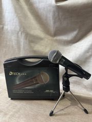 Δυναμικό Μικρόφωνο Dtech DM-58A (Με Βαλιτσάκι & Επιτραπέζια Βάση)