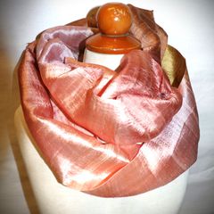 Αυθεντικό Μεταξωτό φουλάρι real Silk 1,70  Χ0,30μ. ακατεργαστο γνησιο μετάξι  SIAM SILK  SL138