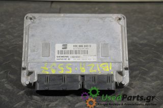 SEAT - IBIZA - Εγκέφαλος ECU - 2ΠΟΡΤΟ - ΕΤΟΣ: 2002-2008 - ΚΩΔ.ΚΑΤ/ΣΤΗ: 03E906033D 090702 228223 5WP4019205 R031 2013