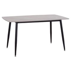 ΤΡΑΠΕΖΙ RAVEN HM18149.13 ΚΕΡΑΜΙΚΟ TOP ΜΕ ΟΨΗ ΓΚΡΙ ΜΑΡΜΑΡΟ 140x80x74Υεκ.