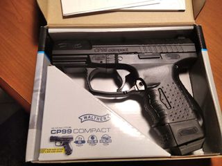 (UMAREX) Walther CP99 Compact 4.5mm BBs, Blow Back/Metal Slide, σαν καινούργιο, στο κουτί του!