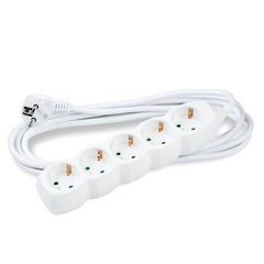 Technik Πολύπριζο 5 Θέσεων με Καλώδιο 5m 1,5mm2 Λευκό