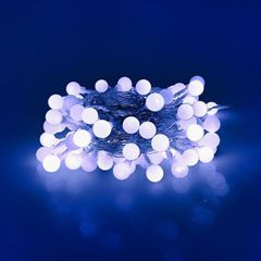 Modee Lighting Χριστουγεννιάτικα Λαμπάκια LED Τύπου Berry με Τροφοδοτικό (100LED/10m/10cm) Ψυχρό Λευκό
