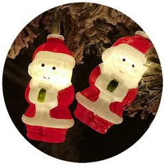 Modee Χριστουγεννιάτικα Φωτάκια LED Μπαταρίας (10LED/1.35m/15cm) Θερμό Λευκό