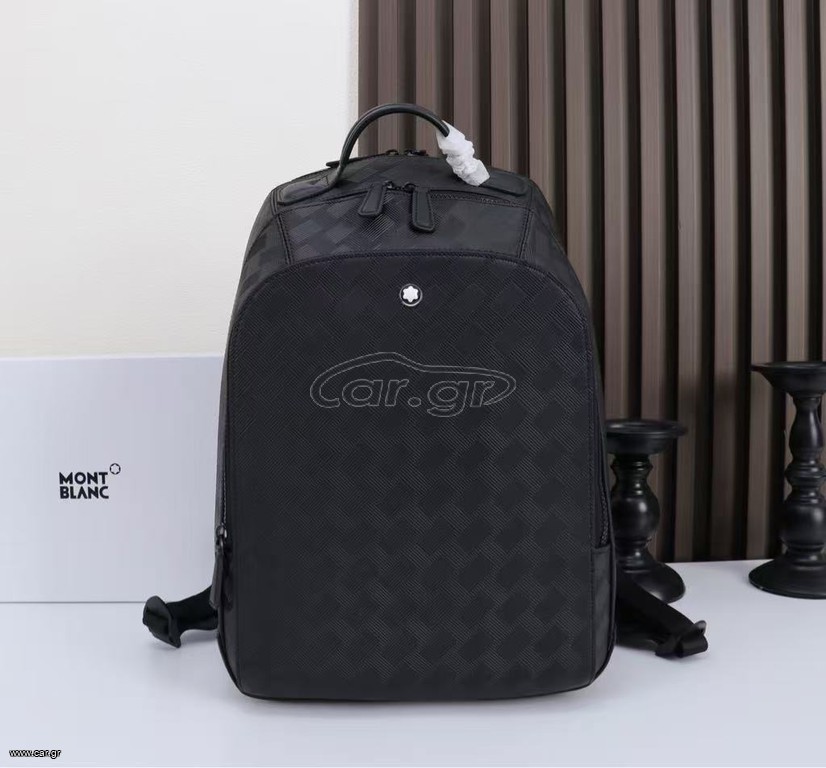 Mont Blanc Backpack High Quality Real Leather