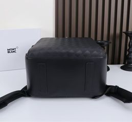 Mont Blanc Backpack High Quality Real Leather-thumb-5