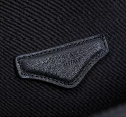Mont Blanc Backpack High Quality Real Leather-thumb-8