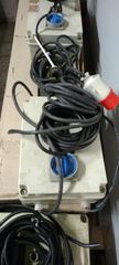 τριφασικός ηλεκτρικός πίνακας (380V / 400V) για τον έλεγχο και την προστασία ηλεκτροκινητήρα.