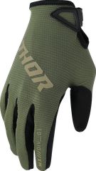 Γάντια Μηχανής Παιδικά  Youth Ridemode Static Gloves Πράσινα