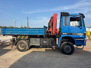 Ανατροπή + Γερανός Mercedes-Benz 2003 ACTROS 2031 4X4
