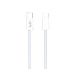 XO NB-Q260A Καλώδιο Φόρτισης & Μεταφοράς Δεδομένων Type-C σε Type-C 27W Πλεκτό 1m