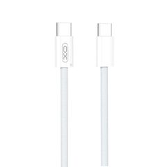 XO NB-Q260B Καλώδιο Φόρτισης & Μεταφοράς Δεδομένων Type-C σε Type-C 27W Πλεξούδα 1.5m