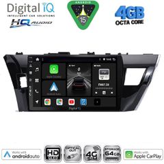 DIGITAL IQ BXK 19714SM_CPAA (10inc) MULTIMEDIA TABLET for TOYOTA COROLLA mod. 2013-2016 | Pancarshop
