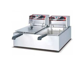 ΠΡΟΣΦΟΡΑ!!! KARAMCO OT-82 (2x 6Lit) Επιτραπέζια Διπλή Ηλεκτρική Οικιακή Φριτέζα 2,5+2,5Kw/230V - 58x46x31cm