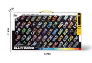 Σετ μεταλλικά αυτοκινητάκια - 60pcs - 898-60B - 233290