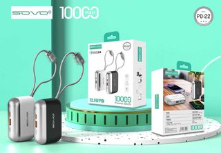 Powerbank 2in1 - Fast Charge - 10.000mah - 22.5W - PD-22 - 278626 - White