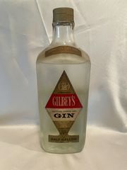 Vintage φιάλη Gilbey's London Dry Gin καινούργιο, δεκαετίες 1960-1970