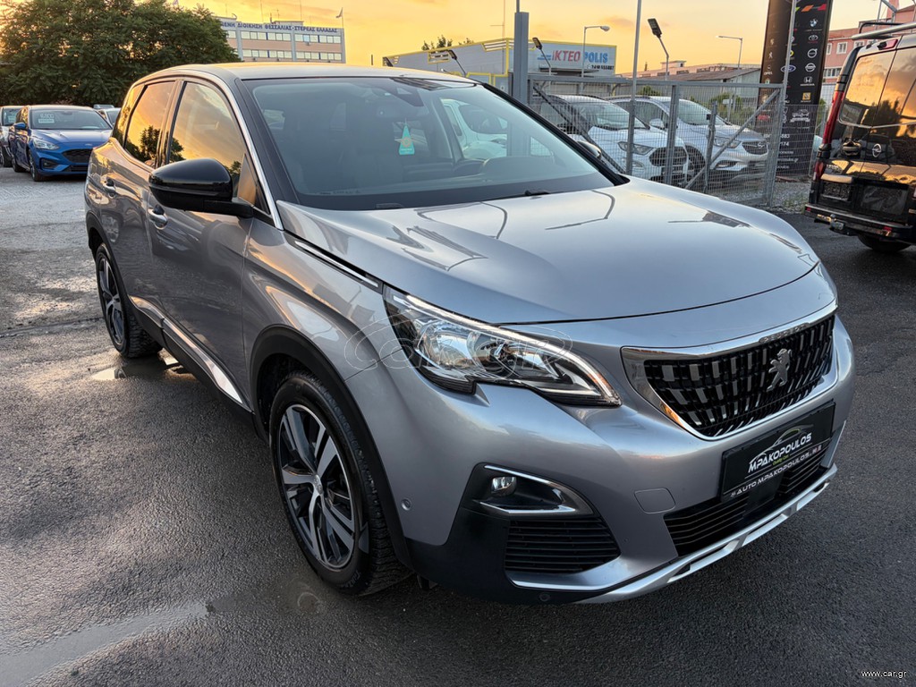 Peugeot 3008 2019 ΒΙΒΛΙΟ SERVICE*ΑΥΤΟΜΑΤΟ*ΟΘΟΝΗ*NAVI*KLIMA*18''ΖΑΝΤΕΣ