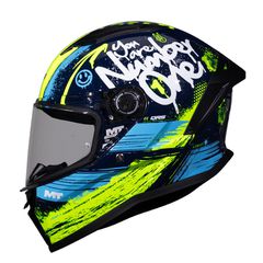 Κράνος MT Stinger 2 Junior Rocket C3 μπλε/fluo gloss
