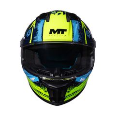 Κράνος MT Stinger 2 Junior Rocket C3 μπλε/fluo gloss-thumb-1
