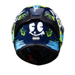 Κράνος MT Stinger 2 Junior Rocket C3 μπλε/fluo gloss-thumb-2