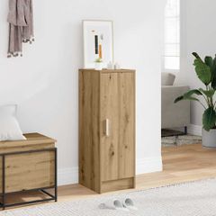 ντουλάπι παπουτσιών vidaXL Παλιό ξύλο 32x35x92 cm Κατασκευασμένο ξύλο