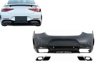 ΠΙΣΩ ΣΠΟΙΛΕΡ Rear Bumper Mercedes CLS-Class C257 Sedan (2018-Up) AMG Design