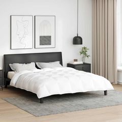 vidaXL Χειμερινό Παπλωματοθήκη Λευκό 240 x 200 cm Φτερό