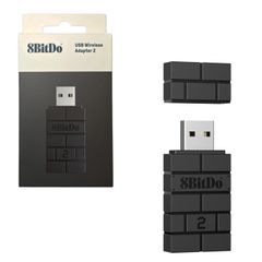 Ασύρματος Προσαρμογέας Bluetooth - 8Bitdo USB Wireless Bluetooth Gamepad Adapter 2 για Nintendo Switch Pro & PS3 & PS4 & PS5 & Xbox One & Series X & Series S & Wii U Pro & Wiimote & Switch Joy-Con ( Κ