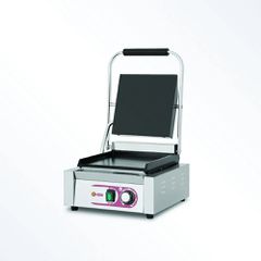 ΠΡΟΣΦΟΡΑ!!! KARAMCO PG-811B (36x30,5x20,5cm -1,8kW/230V - Κάτω: 24x28cm - Πάνω: 24x28cm) Μονή Ηλεκτρική Τοστιέρα Λεία Πάνω / Λεία Κάτω
