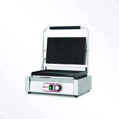 ΠΡΟΣΦΟΡΑ!!! KARAMCO PG-812A (42,6x36x21cm -2,2kW/230V - Κάτω: 36x28,5cm - Πάνω: 36x28,5cm) Μονή Ηλεκτρική Μεγάλη Τοστιέρα Ραβδωτή Πάνω / Ραβδωτή Κάτω