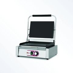 ΠΡΟΣΦΟΡΑ!!! KARAMCO PG-812B (42,6x36x21cm -2,2kW/230V - Κάτω: 36x28,5cm - Πάνω: 36x28,5cm) Μονή Ηλεκτρική Μεγάλη Τοστιέρα Λεία Πάνω / Λεία Κάτω