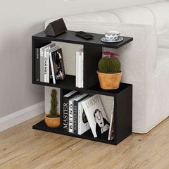 Τραπεζάκι βοηθητικό Homemania Megapap χρώμα μαύρο 60x20x60εκ.
