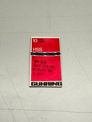 Σετ 10 Τεμαχίων Μικρο-Τρυπάνια Guhring HSS 0.45mm | DIN 338 RN (Made in W. Germany)