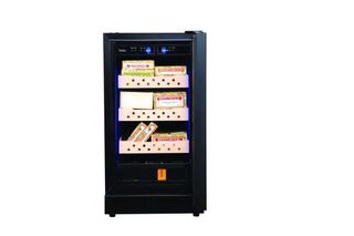 ΠΡΟΣΦΟΡΑ!!! KARAMCO H22S-C Βιτρίνα Πούρων με 3 Ράφια - 45x49x84,5 cm