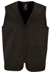 SOL'S WALLACE 02110 Unisex γιλέκο Twill 200 gsm 65% Πολυέστερ 35% Βαμβάκι BLACK-312