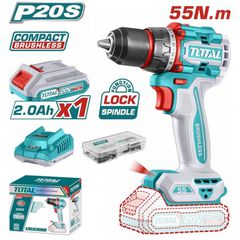 TDLI205582E Δραπανοκατσάβιδο Μπαταρίας 20V (1x2.0Ah) - ΜΕ ΜΠΑΤΑΡΙΑ & ΦΟΡΤΙΣΤΗ - TOTAL (#TDLI205582E)