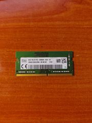 Μνήμη RAM SoDimm 8GB DDR4 μεταχειρισμένη SK Hynix 3200MHz για φορητό