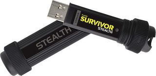 Corsair CMFSS3B-128GB Flash Survivor Stealth 128GB USB 3.0 Stick Μαύρο