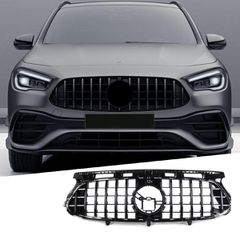Μάσκα εμπρός Panamericana GT Gloss Black, κατάλληλη για Mercedes GLA H247 Facelift (2023+)