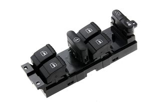 ΔΙΑΚΟΠΤΗΣ ΗΛΕΚΤΡΙΚΩΝ ΠΑΡΑΘΥΡΩΝ SKODA OCTAVIA 1U '97-'11/ FABIA 6Y '00-'08/ SUPERB 3U '00-'08 (4ΠΛΟΣ)| 10PIN/ LH 1J4959857C/B